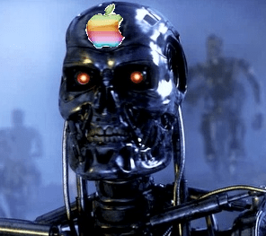 Fun Fact: the Apple II start up display is used as the T-800 visual display in 'The Terminator.'